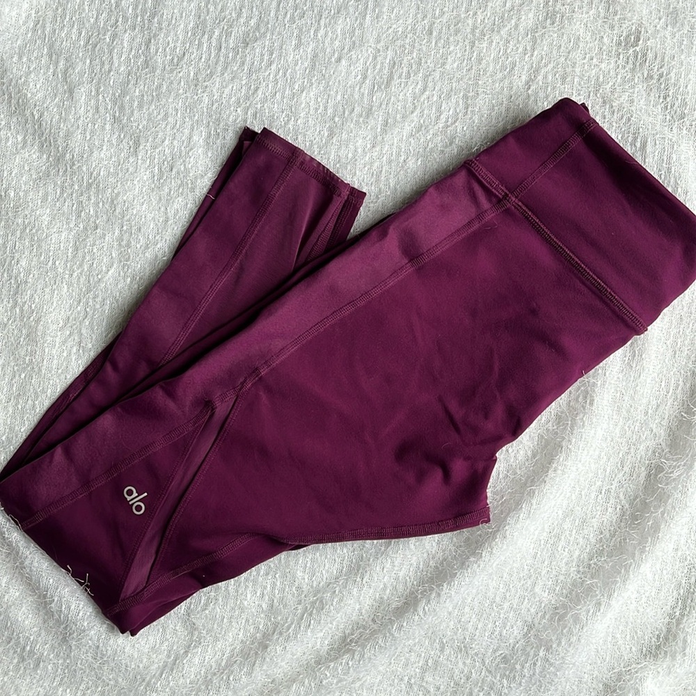 Alo full length leggings with mesh details
